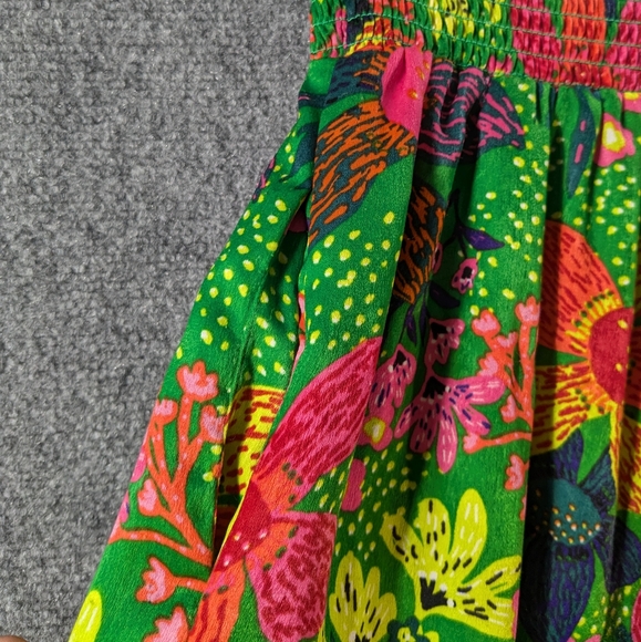 SIENNA SKY Pants Large Wide Bell Bottom Hippie Flower Halloween Costume Cosplay - Picture 7 of 11